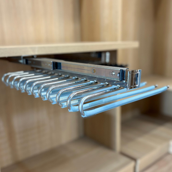 Pantalonero extraíble 11 barras transparente